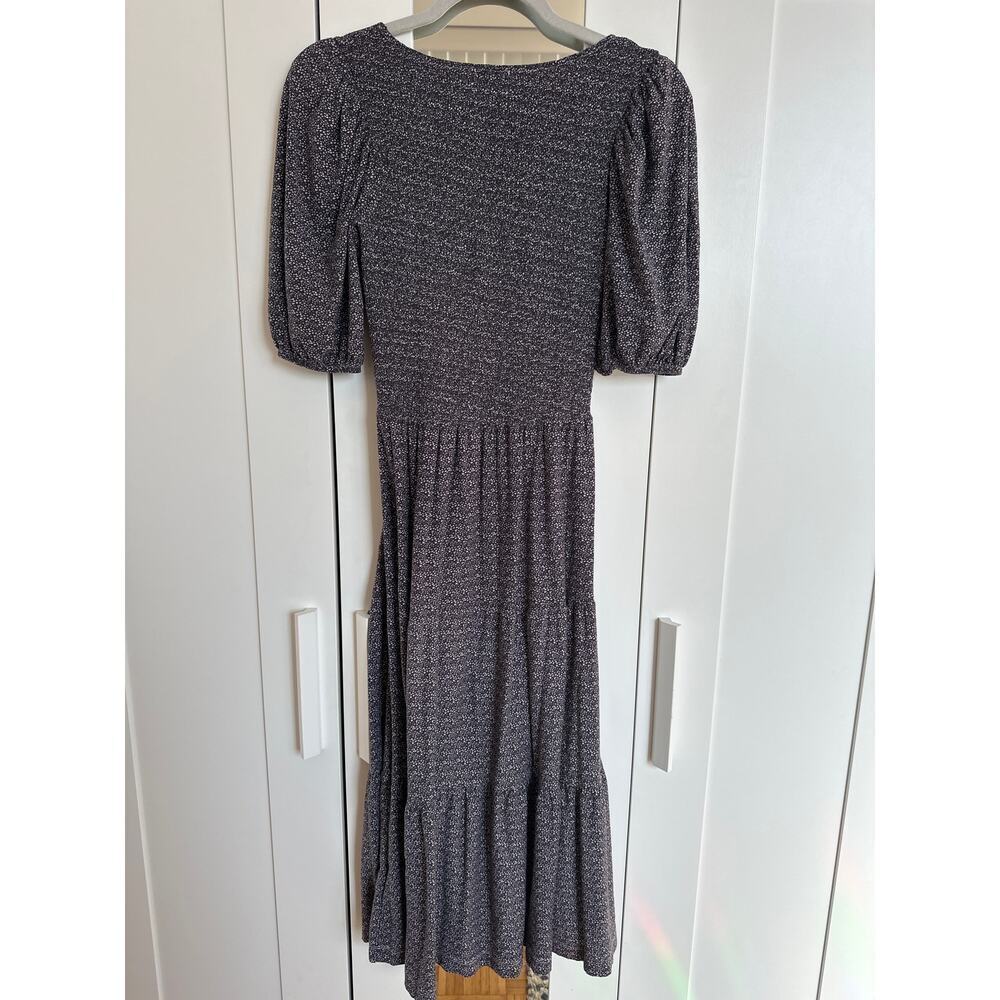 Nation LTD Florence Smocked Peasant Balloon Sleeve Dress, Size XS, Like New - Picture 3 of 7